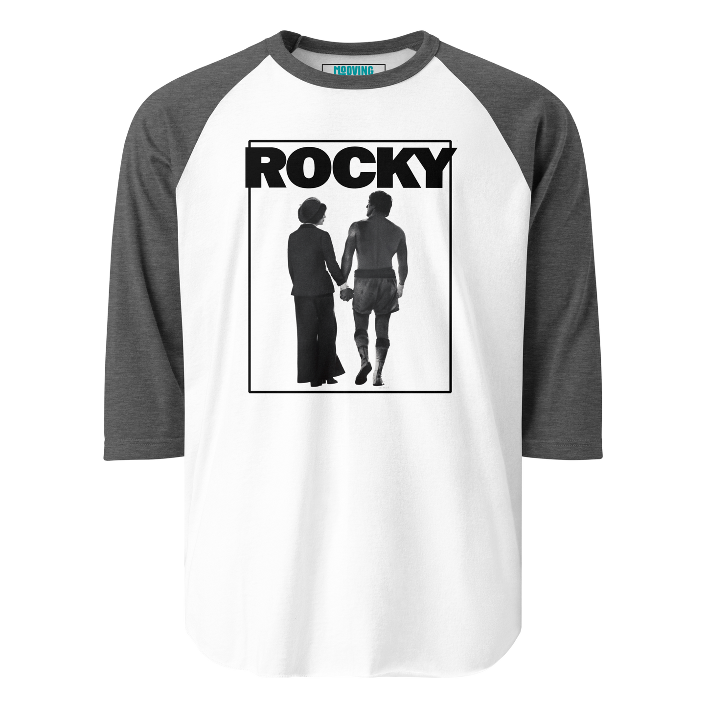 Camisa raglán de manga 3/4 de la película Rocky - 6 colores - Tallas XS a 2XL