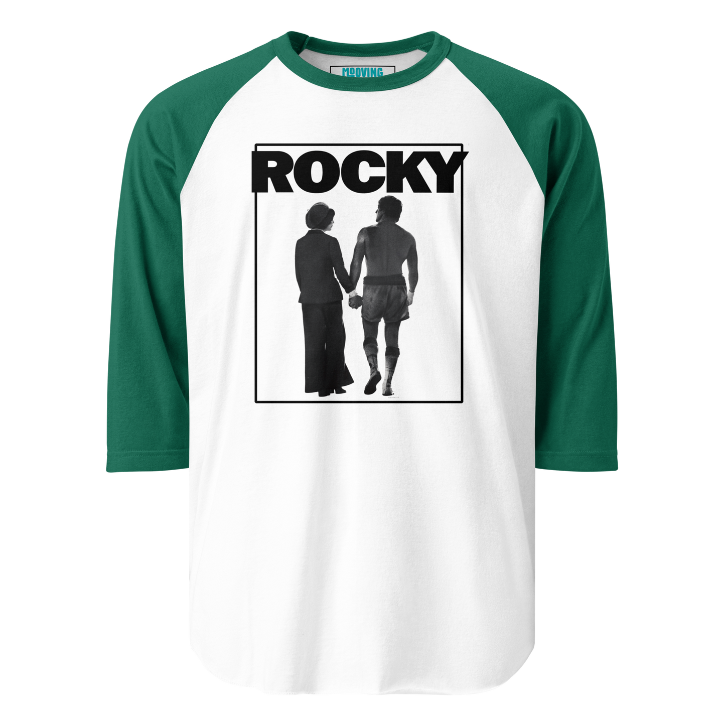 Camisa raglán de manga 3/4 de la película Rocky - 6 colores - Tallas XS a 2XL