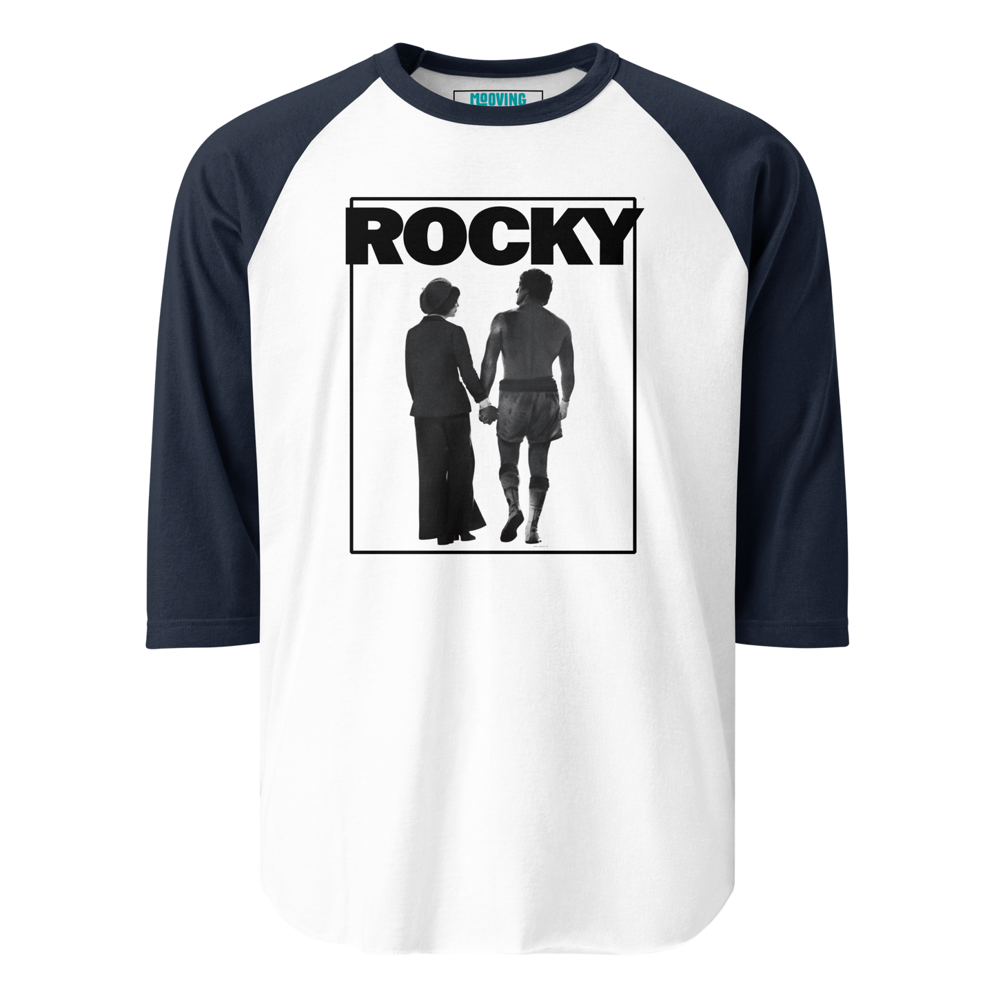 Camisa raglán de manga 3/4 de la película Rocky - 6 colores - Tallas XS a 2XL