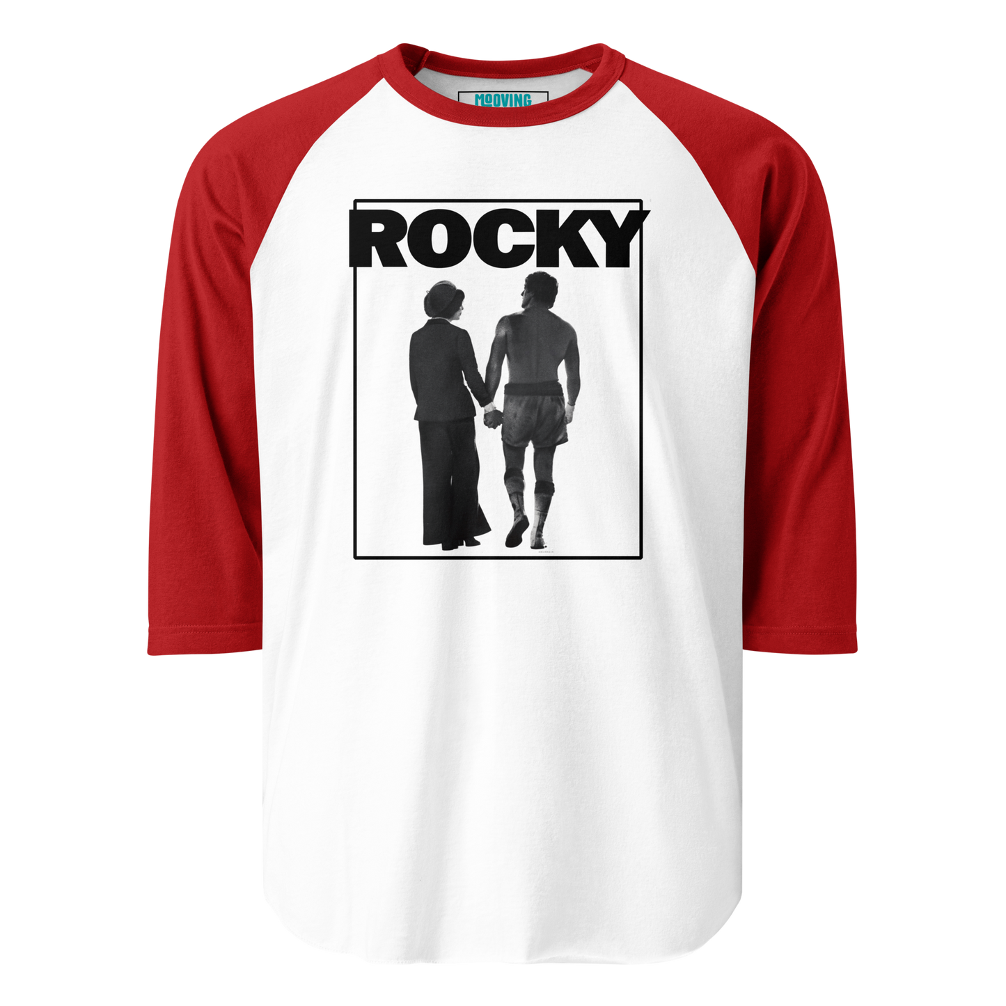 Camisa raglán de manga 3/4 de la película Rocky - 6 colores - Tallas XS a 2XL