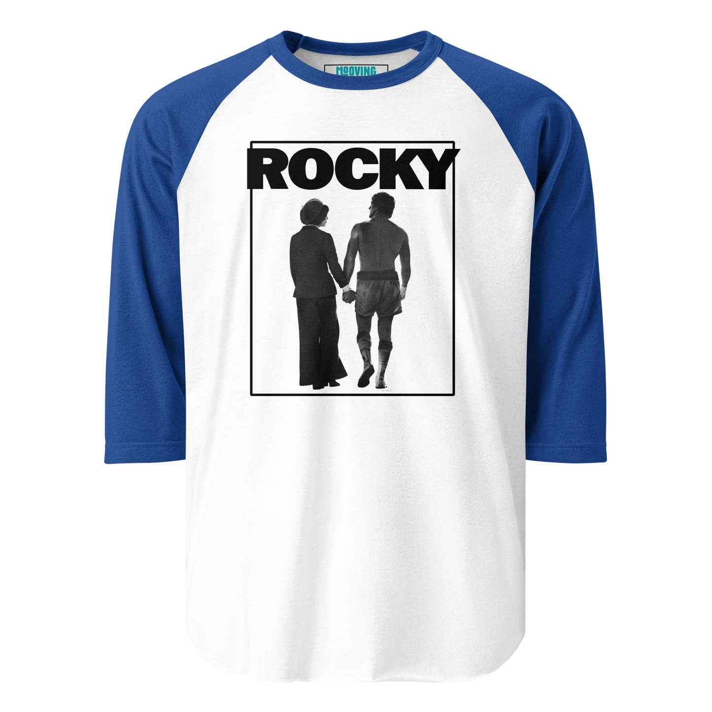 Camisa raglán de manga 3/4 de la película Rocky - 6 colores - Tallas XS a 2XL