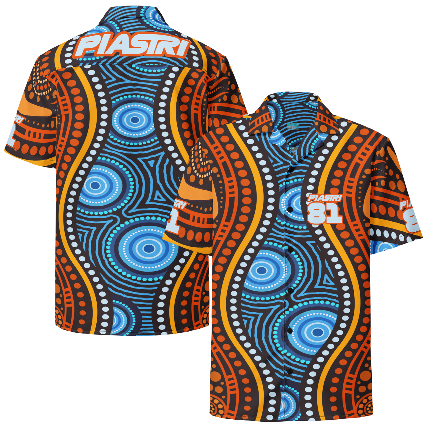 Oscar Piastri McLaren Formula 1 Team Hawaiian Shirt - Unisex