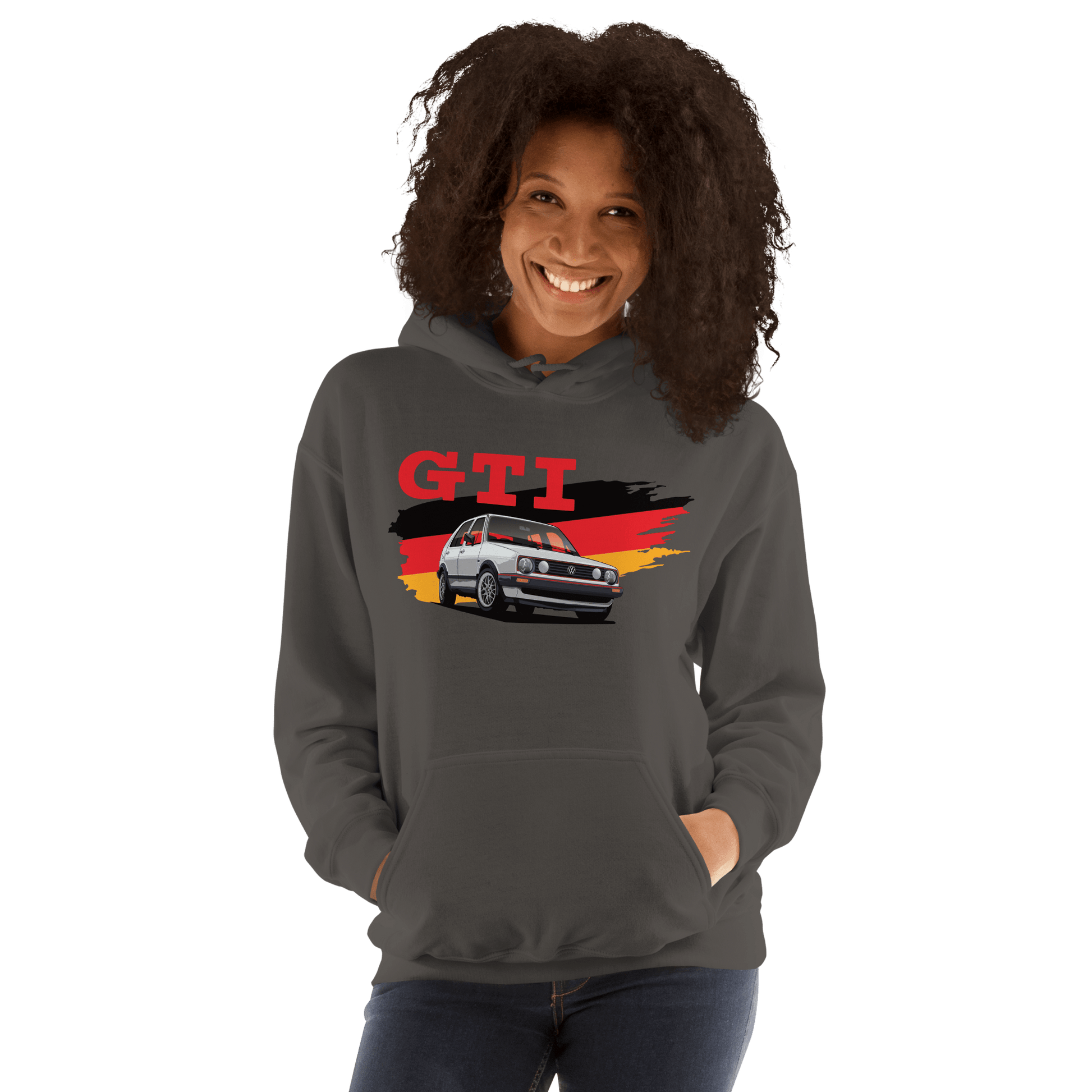 Volkswagen Golf GTi Mk2 Modern Classic Hoodie - Unisex - Mooving Merch