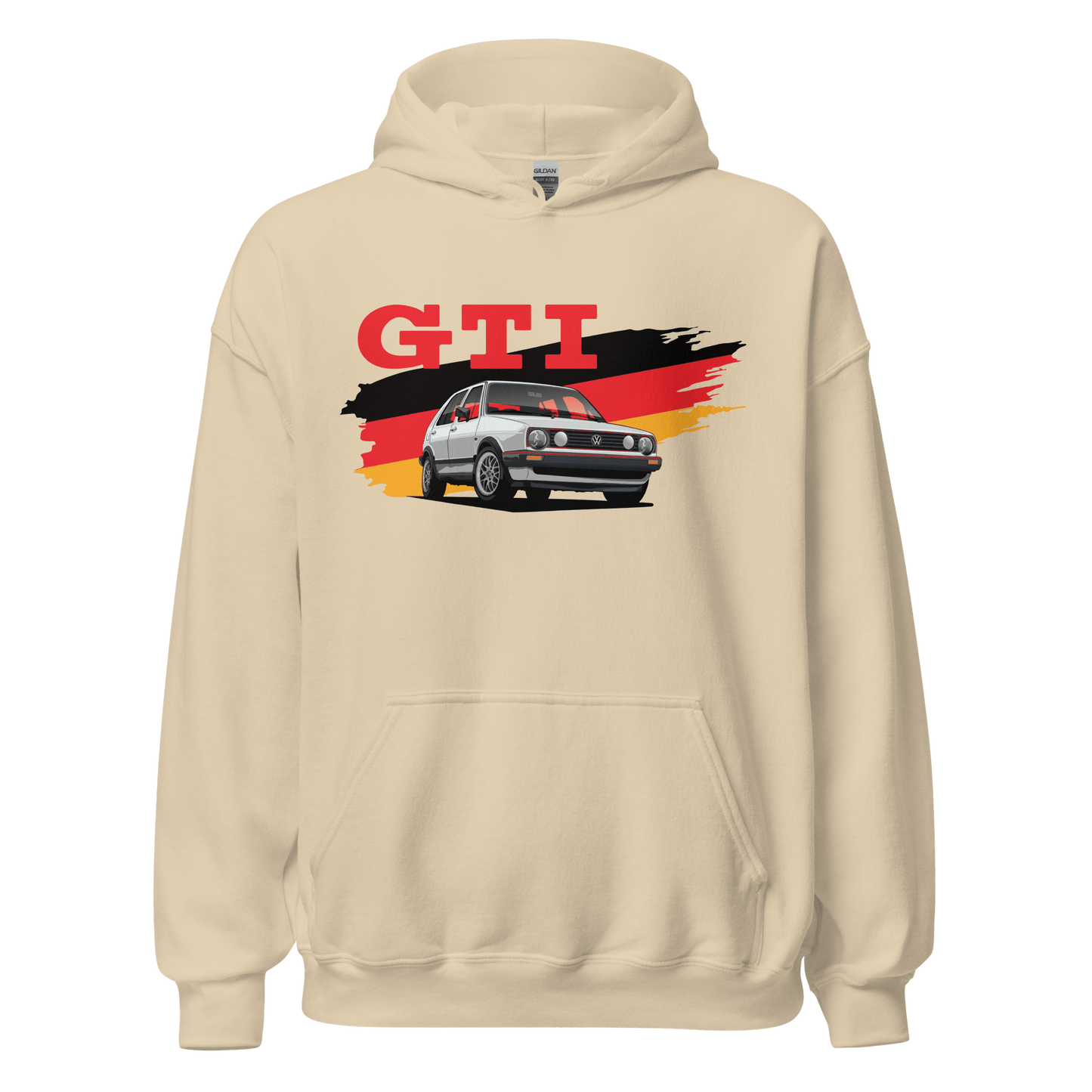 Volkswagen Golf GTi Mk2 Modern Classic Hoodie - Unisex - Mooving Merch