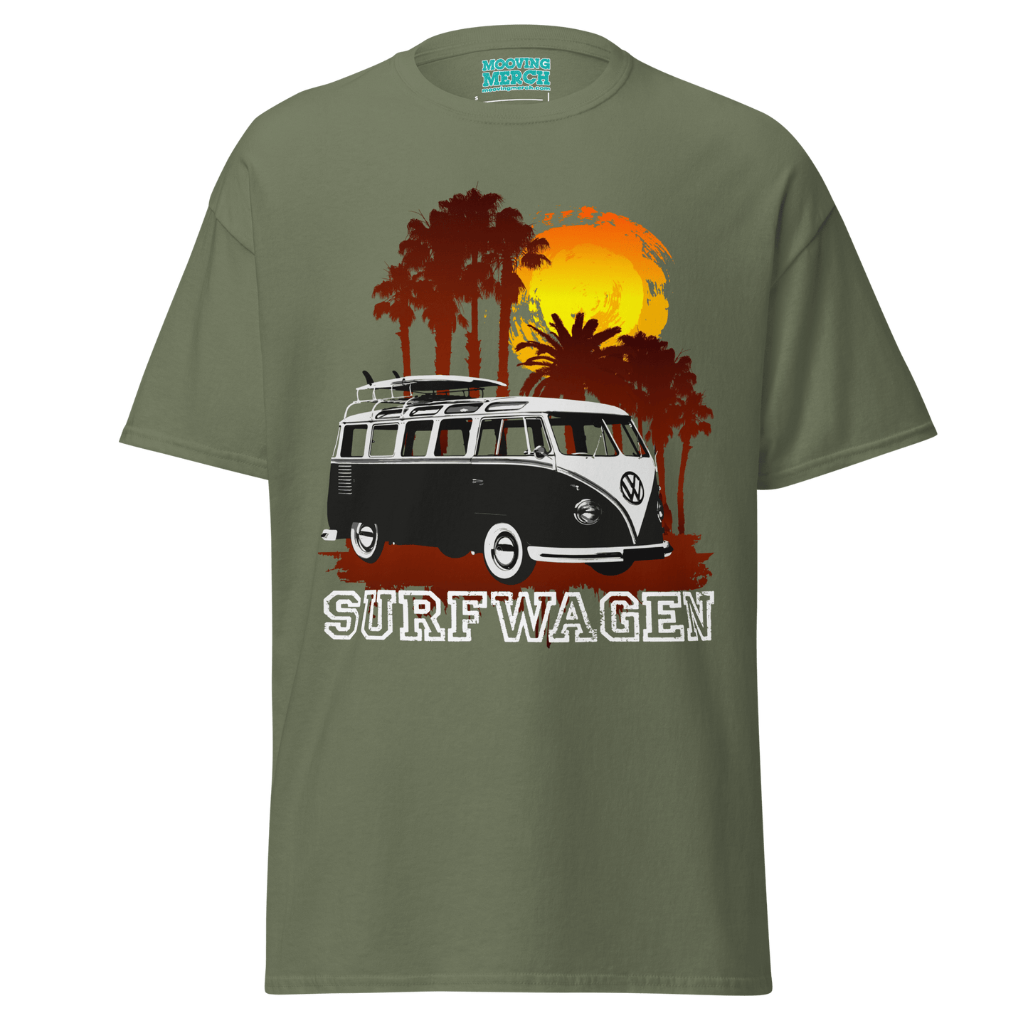 VW MicroBus Surfwagen T-Shirt - 10 Colours - Unisex S - 5XL - Mooving Merch