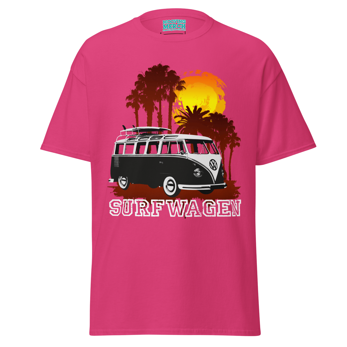 VW MicroBus Surfwagen T-Shirt - 10 Colours - Unisex S - 5XL - Mooving Merch
