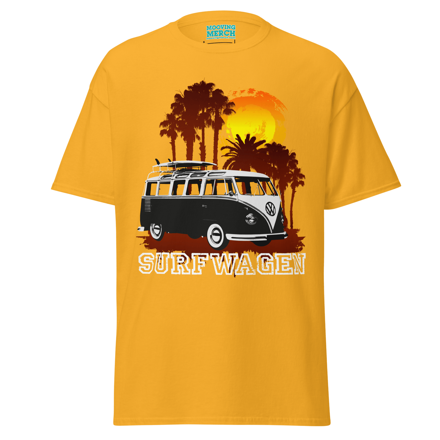 VW MicroBus Surfwagen T-Shirt - 10 Colours - Unisex S - 5XL - Mooving Merch