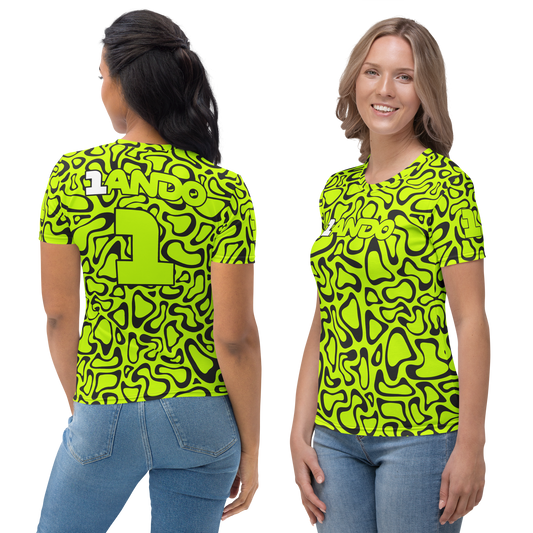 Lando Norris #1 Formula 1 Team 'Blob' T-Shirt - Ladies