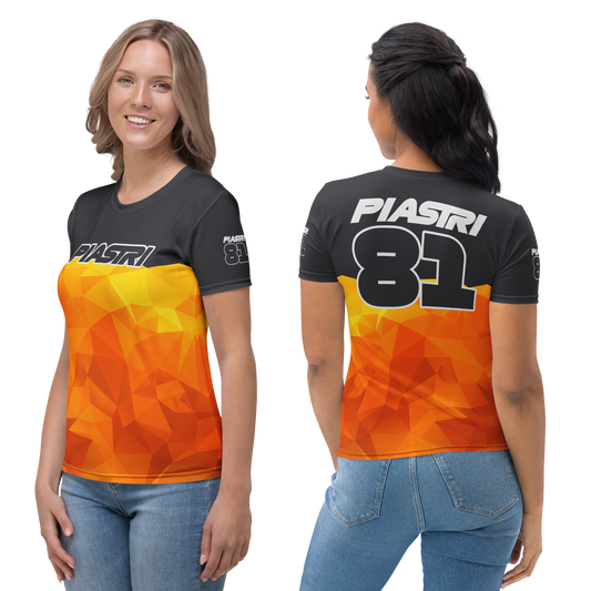 Oscar Piastri 81 McLaren Formula 1 Team T-shirt - Ladies