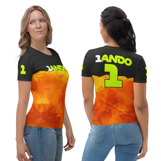 Lando Norris #1 McLaren Formula 1 Team T-shirt - Ladies