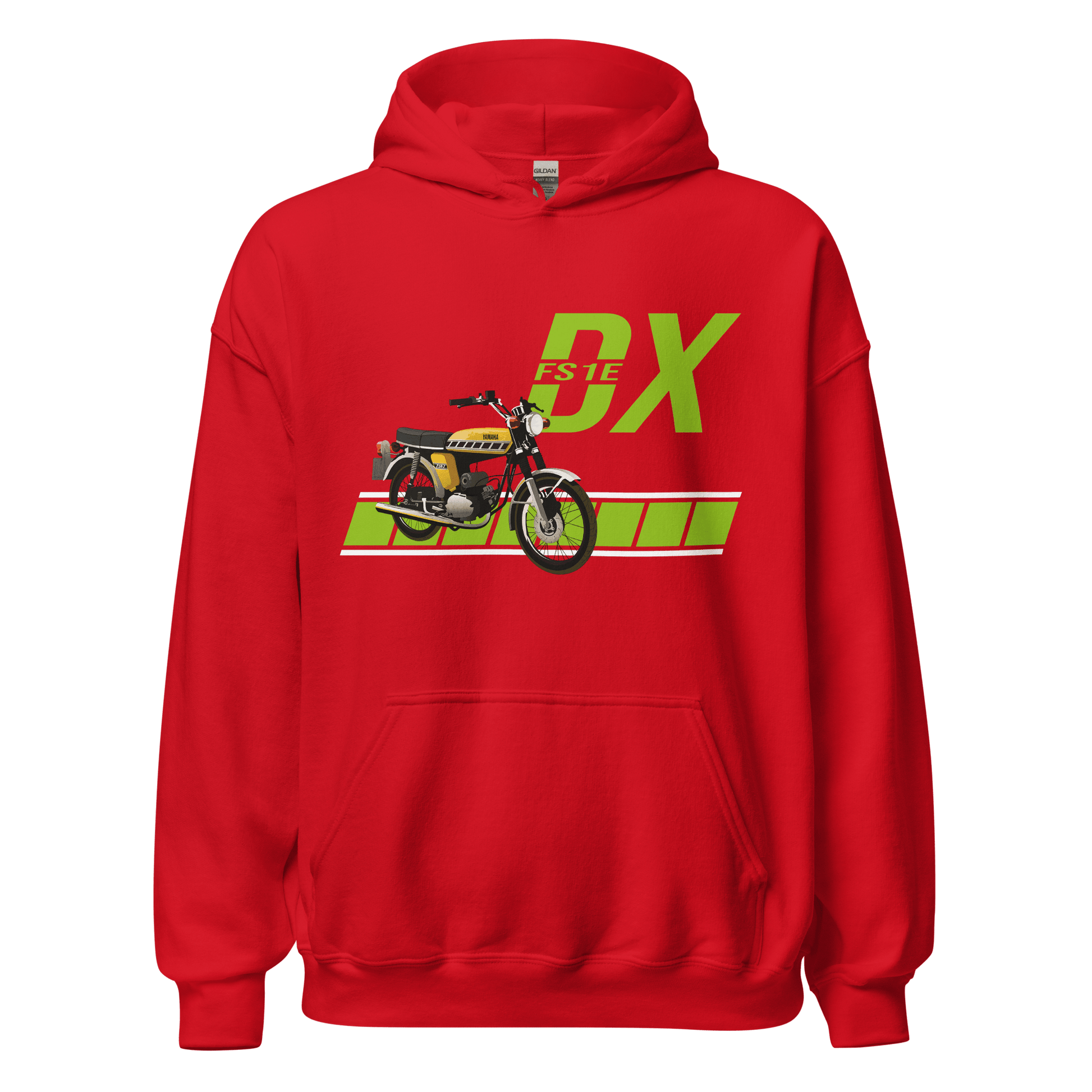 Yamaha FS1 - E DX 2 - Stroke Moped Hoodie - 8 Colours - Unisex - Mooving Merch
