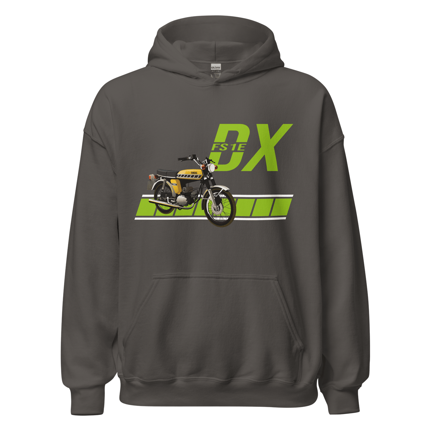 Yamaha FS1 - E DX 2 - Stroke Moped Hoodie - 8 Colours - Unisex - Mooving Merch