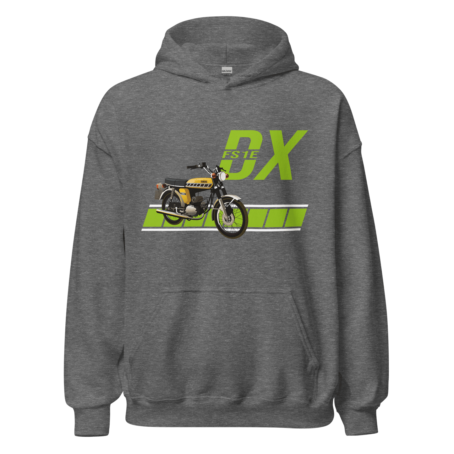 Yamaha FS1 - E DX 2 - Stroke Moped Hoodie - 8 Colours - Unisex - Mooving Merch