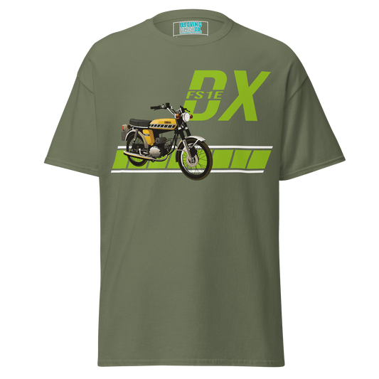 Yamaha FS1 - E DX 2 - Stroke Moped T-Shirt - 8 Colours - Unisex - Mooving Merch