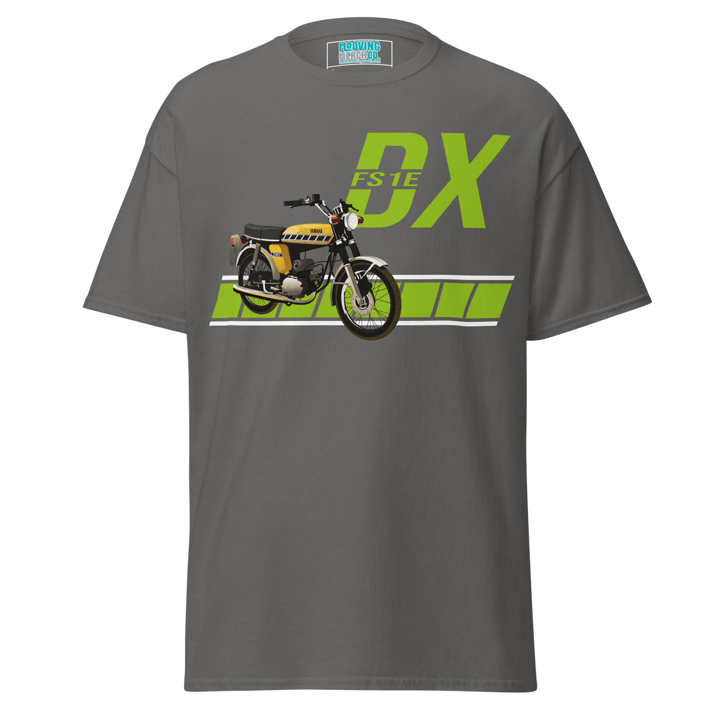 Yamaha FS1 - E DX 2 - Stroke Moped T-Shirt - 8 Colours - Unisex - Mooving Merch