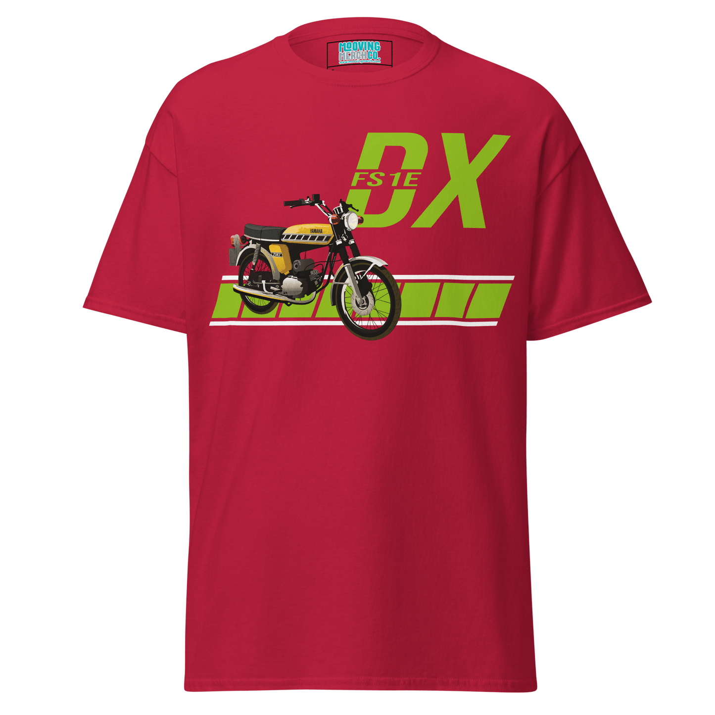 Yamaha FS1 - E DX 2 - Stroke Moped T-Shirt - 8 Colours - Unisex - Mooving Merch