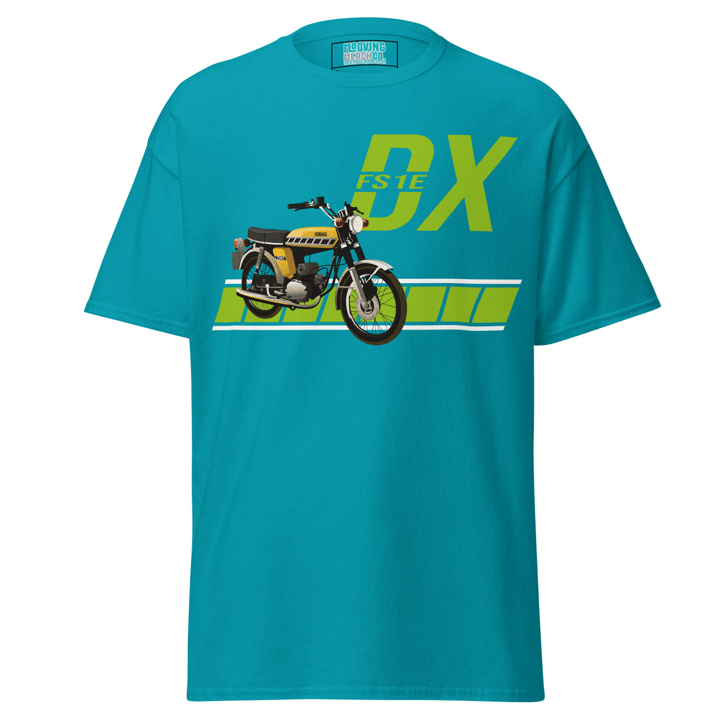 Yamaha FS1 - E DX 2 - Stroke Moped T-Shirt - 8 Colours - Unisex - Mooving Merch