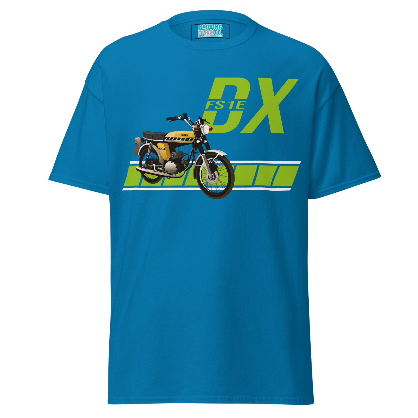 Yamaha FS1 - E DX 2 - Stroke Moped T-Shirt - 8 Colours - Unisex - Mooving Merch
