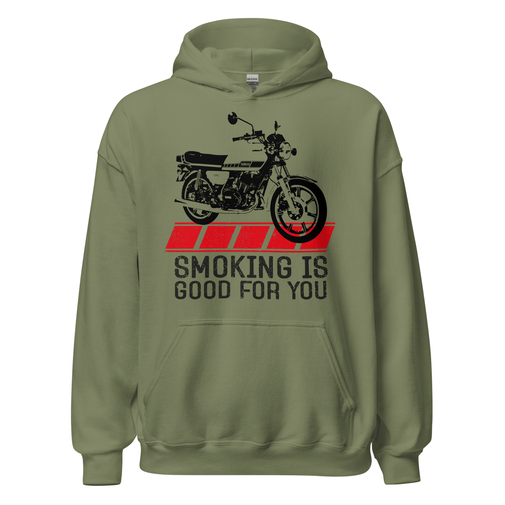 Yamaha RD250/400 2 - Stroke Slogan Hoodie - 10 Cols - Unisex S to 5XL - Mooving Merch