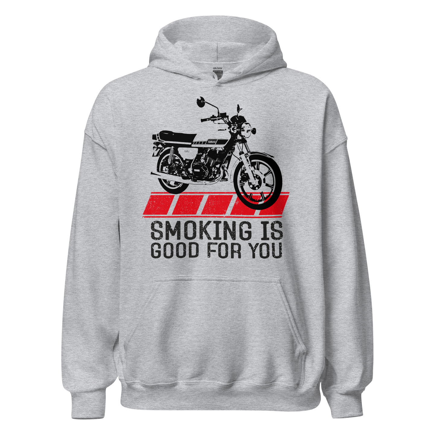 Yamaha RD250/400 2 - Stroke Slogan Hoodie - 10 Cols - Unisex S to 5XL - Mooving Merch